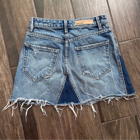 GRLFRND Eva Denim Distressed Skirt in Sir Duke Sz 23 - Picture 5 of 9